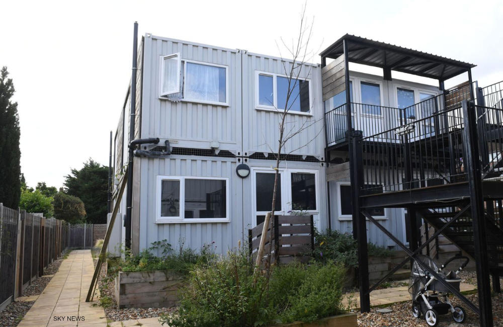 Shipping containers are ‘used to house homeless children’