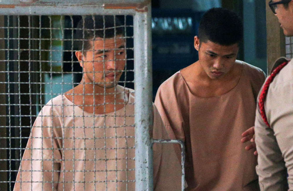 Two mens convictions upheld over murder of British tourists in Thailand