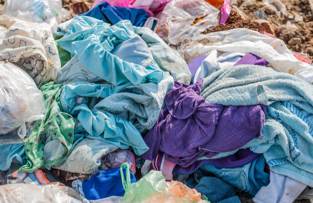 Eleven million pieces of clothing end up in landfill each week