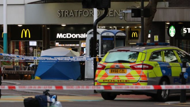 Teenager Killed Outside London Shopping Centre