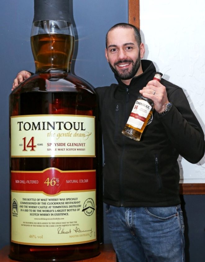 World’s Biggest Bottle Of Single Malt Whisky Sold For £15k