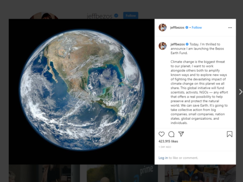 Jeff Bezos Donates $10 Billion To Climate Change