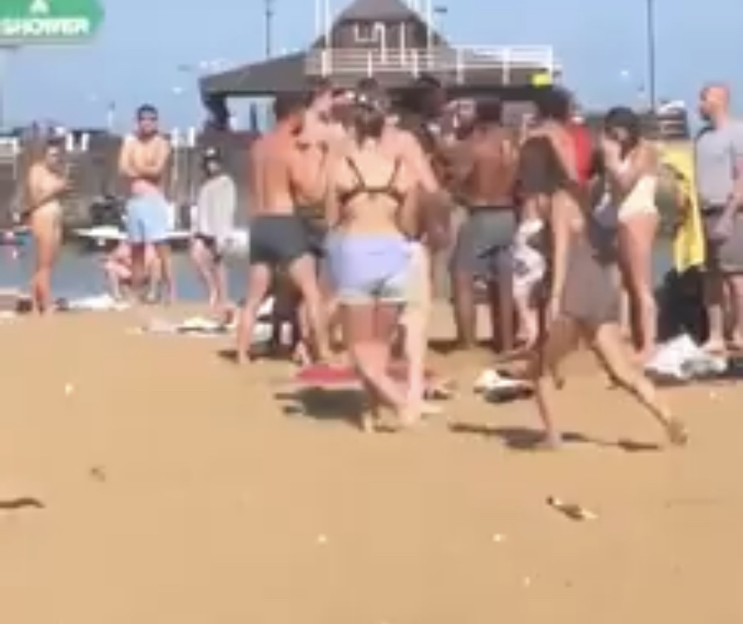 15 Man Brawl Kicks Off On Kent Beach