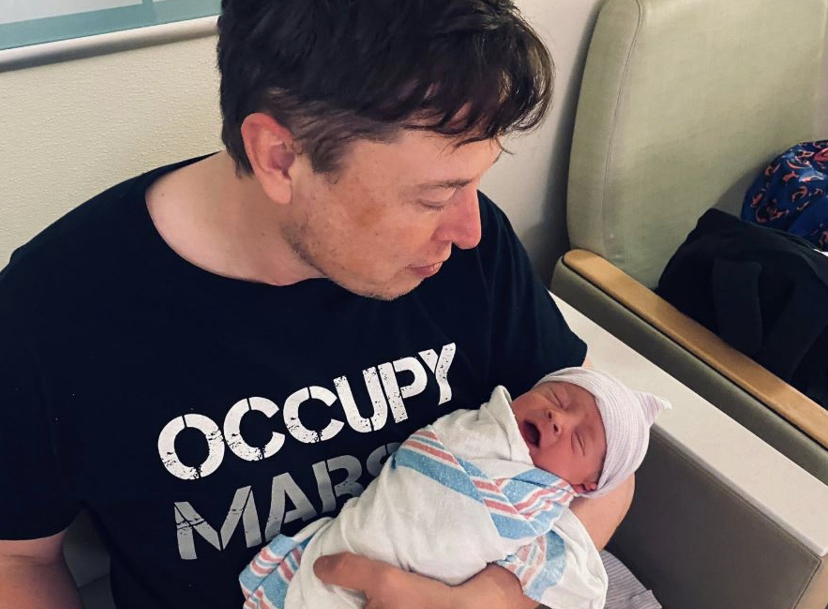 Musk And Grimes Welcome Their First Child