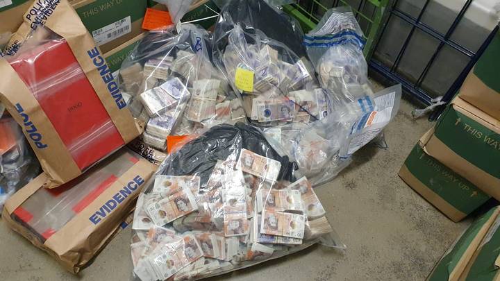 Police Seize £1m CASH From Mans Home