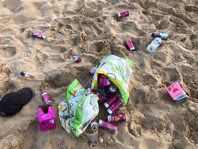 Visitors Litter On Beach, Angering Locals