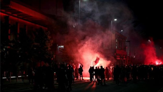 Nine Arrested After Anfield Celebrations