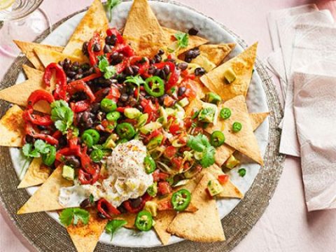 Healthy Snack: Veggie Nachos