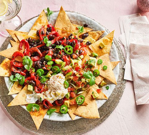 Healthy Snack: Veggie Nachos