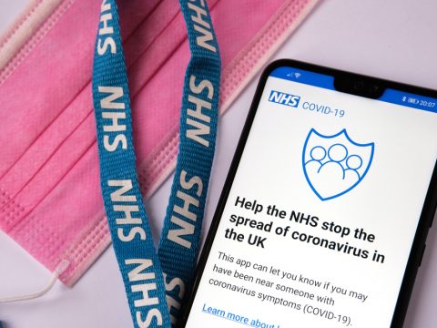 Blue Screen Glitch on NHS App!