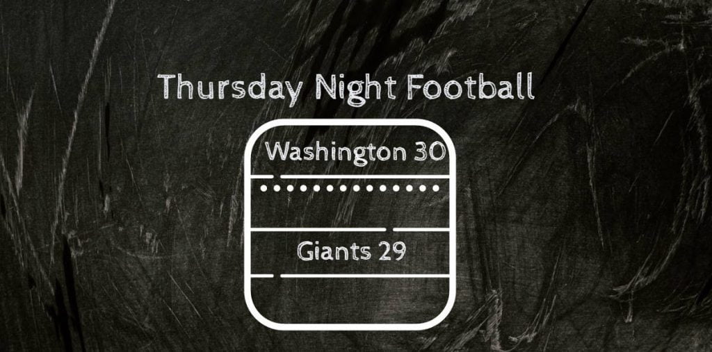 NFL 2021 Week Two Washington FT Snatch The Thursday Night Game