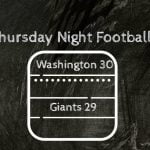 NFL 2021 Week Two Washington FT Snatch The Thursday Night Game