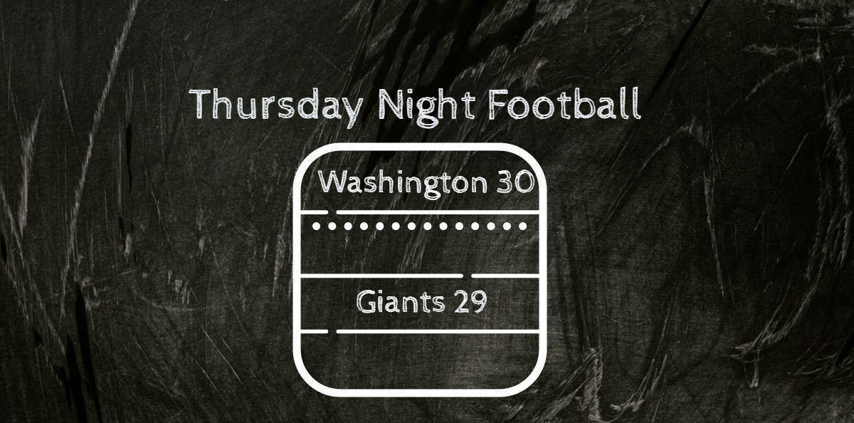 NFL 2021 Week Two Washington FT Snatch The Thursday Night Game