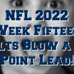 2022 NFL Week 15 results