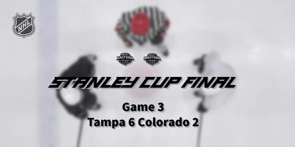 2022 Stanley Cup Final Game 3 Tampa Back In It
