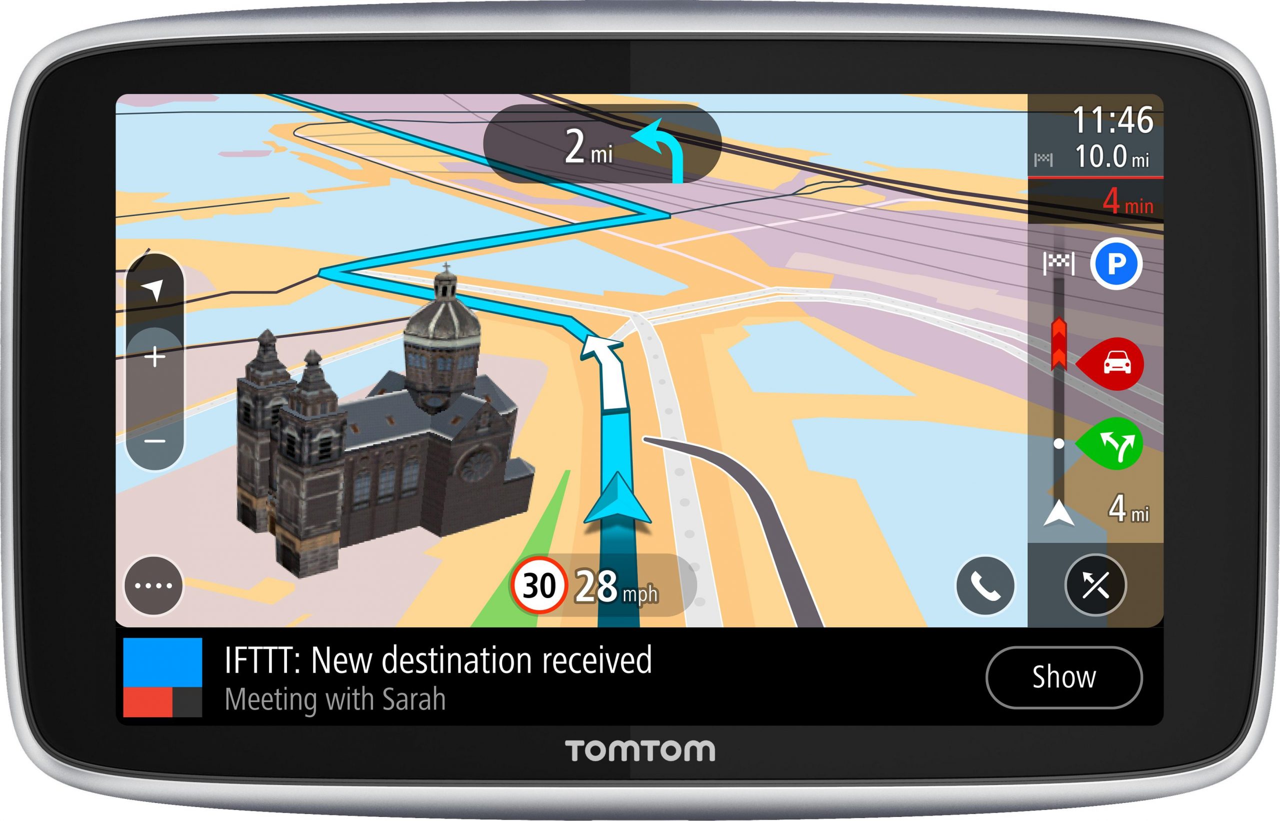 Klem volgorde Gastvrijheid TomTom Go Premium 6″ Screen Car Sat Nav Wi Fi Lifetime Map Update Bluetooth  – Online Shopping