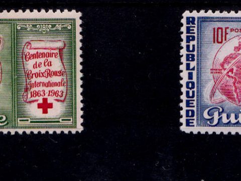 Guinea 1963 Red Cross Affordable Thematic Stamps