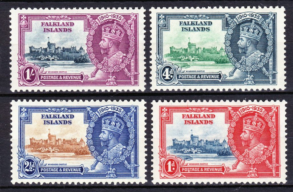 Falkland Islands 1935 GV Silver Jubilee Set