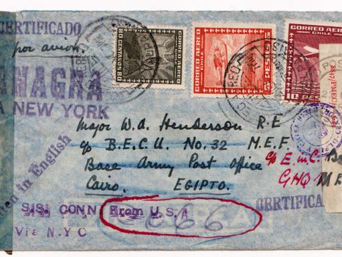 Postal History Collecting – A Much Travelled Censored Cover