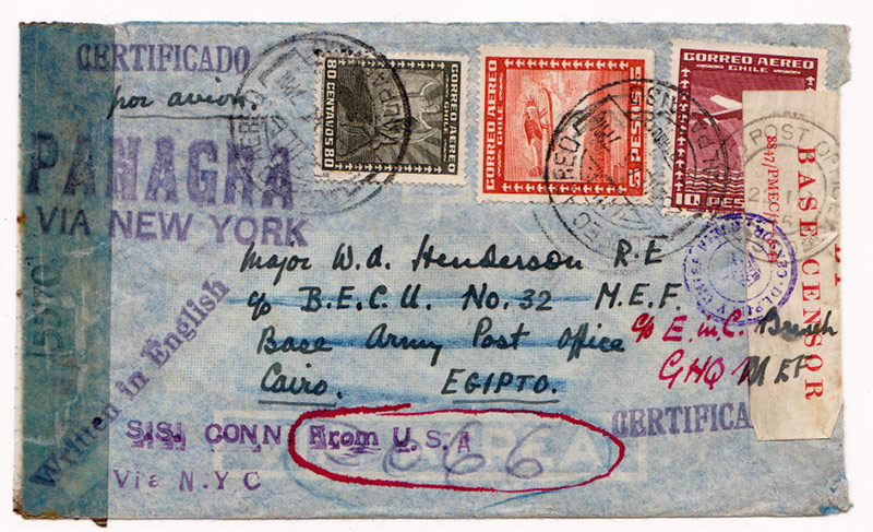 Postal History Collecting – A Much Travelled Censored Cover