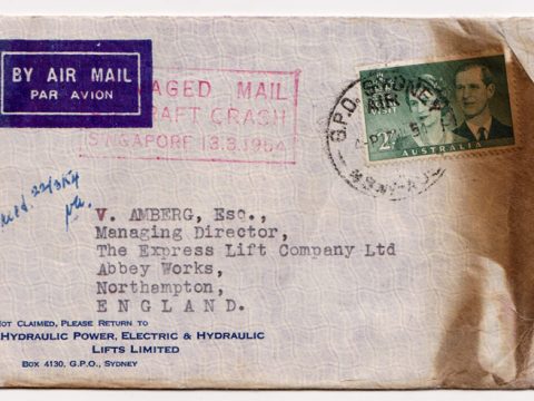 Postal History Collecting – Singapore Air Crash Cover 1954