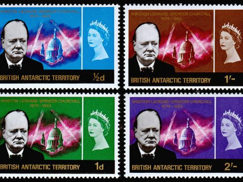 1966 British Antarctic Territories Winston Churchill Stamps