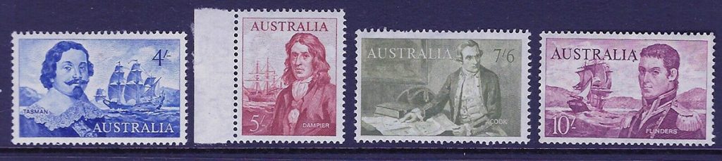 Australia Navigators Stamps Iconic 1960s Thematic Set