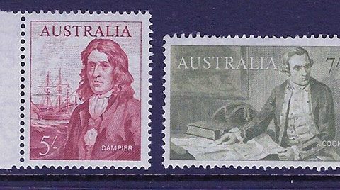 Australia Navigators Stamps Iconic 1960s Thematic Set