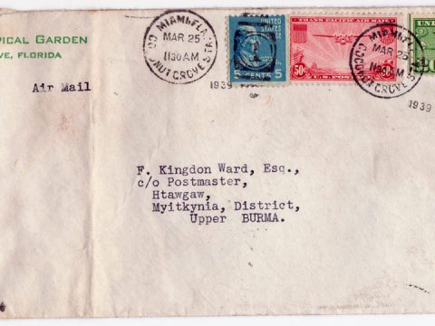 Postal History Collecting – Interesting USA Cover To Burma