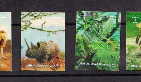 Sets To Collect Umm al Qiwain 1972 Animals Airmail Stamps
