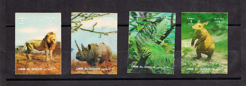 Sets To Collect Umm al Qiwain 1972 Animals Airmail Stamps