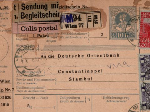 Postal History Collecting – Austria Parcel Post Receipts