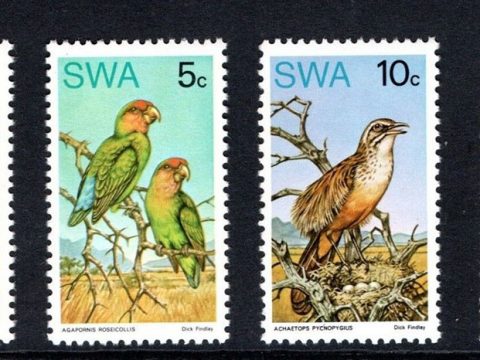 South West Africa Native Bird Stamps Popular Thematic Sets
