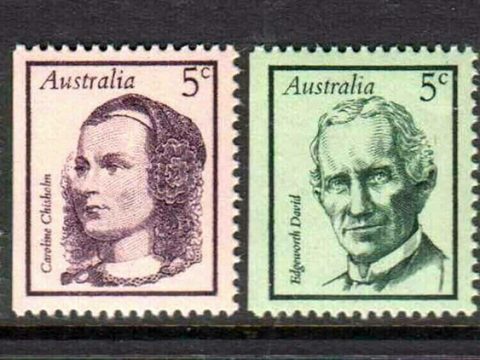 People On Stamps 1968 Famous Australians Booklet Stamps