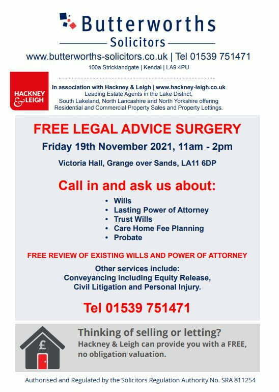 Butterworths Solicitors Free Legal Advice Surgery