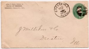 Bank of Breese 1898 Cover