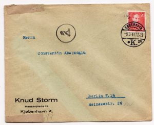 Denmark 1944 Censor Cover