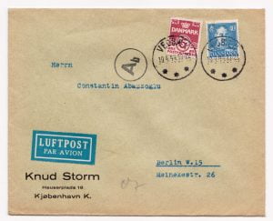 Denmark 1944 WWII censor Cover