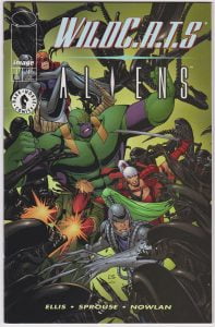 Wild Cats v Aliens Comic