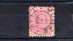 Samoa 1892-King-Malietoa-Laupepa-Stamp