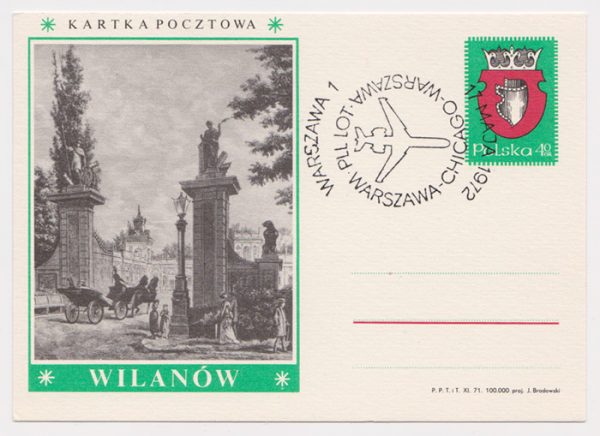 1972-Poland-Chicago Card