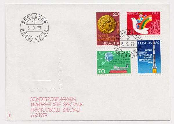 Switzerland 1979 Anniversaries FDC