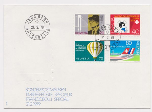 1979 Switzerland Events FDC