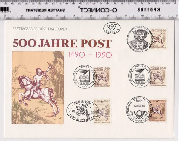 500th-Anniversary Of European Post FDC