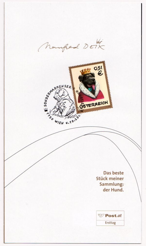 Austria 2002 Dog Stamp
