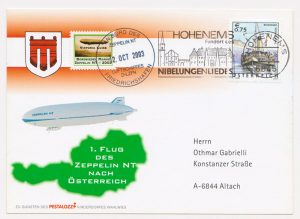 Austria-Zeppelin Postcard