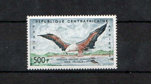 Central African Republic 1960 Birds Stamp