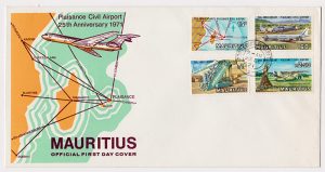 Mauritius-1971-Plaisance-Airport-FDC