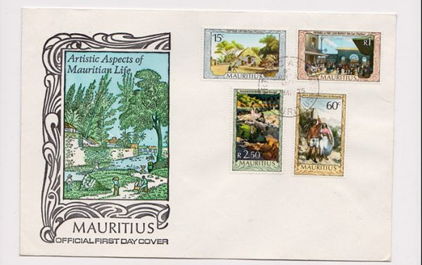 Mauritius-1975-Art-FDC