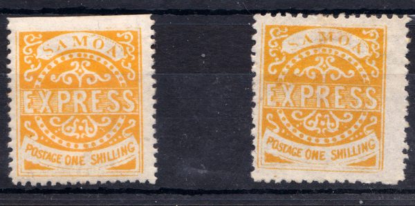 Samoa-Express-1-Shilling stamp